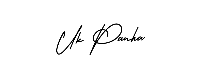 Best and Professional Signature Style for Uk Panha. AmerikaSignatureDemo-Regular Best Signature Style Collection. Uk Panha signature style 3 images and pictures png