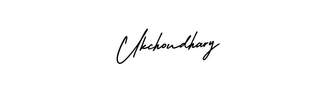 Similarly AmerikaSignatureDemo-Regular is the best handwritten signature design. Signature creator online .You can use it as an online autograph creator for name Ukchoudhary. Ukchoudhary signature style 3 images and pictures png