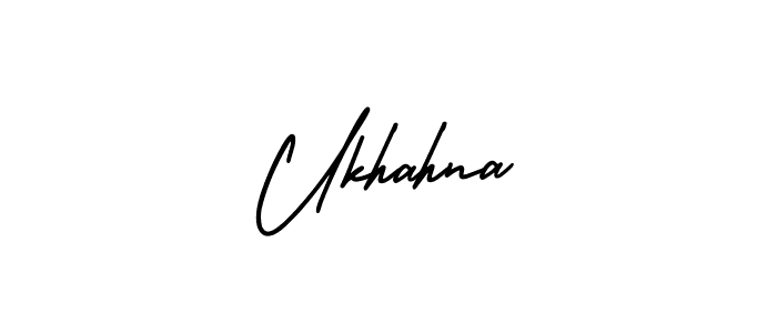 Also You can easily find your signature by using the search form. We will create Ukhahna name handwritten signature images for you free of cost using AmerikaSignatureDemo-Regular sign style. Ukhahna signature style 3 images and pictures png