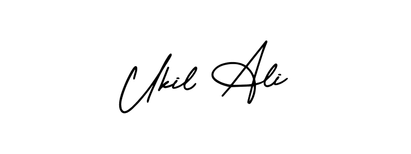 Best and Professional Signature Style for Ukil Ali. AmerikaSignatureDemo-Regular Best Signature Style Collection. Ukil Ali signature style 3 images and pictures png