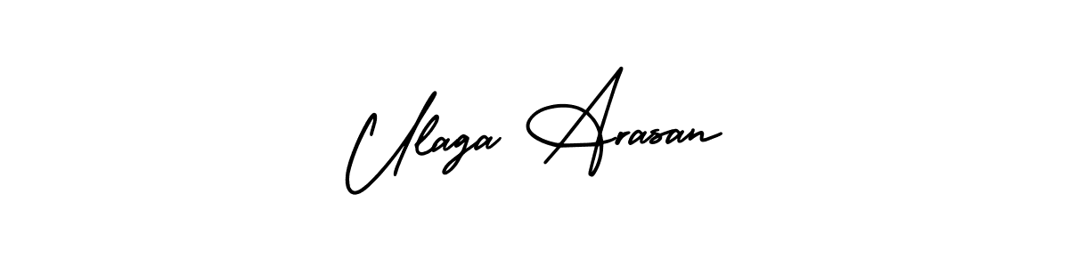 Ulaga Arasan stylish signature style. Best Handwritten Sign (AmerikaSignatureDemo-Regular) for my name. Handwritten Signature Collection Ideas for my name Ulaga Arasan. Ulaga Arasan signature style 3 images and pictures png