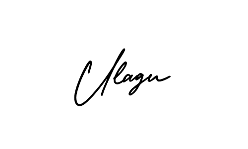 It looks lik you need a new signature style for name Ulagu. Design unique handwritten (AmerikaSignatureDemo-Regular) signature with our free signature maker in just a few clicks. Ulagu signature style 3 images and pictures png