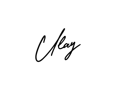 How to make Ulay signature? AmerikaSignatureDemo-Regular is a professional autograph style. Create handwritten signature for Ulay name. Ulay signature style 3 images and pictures png