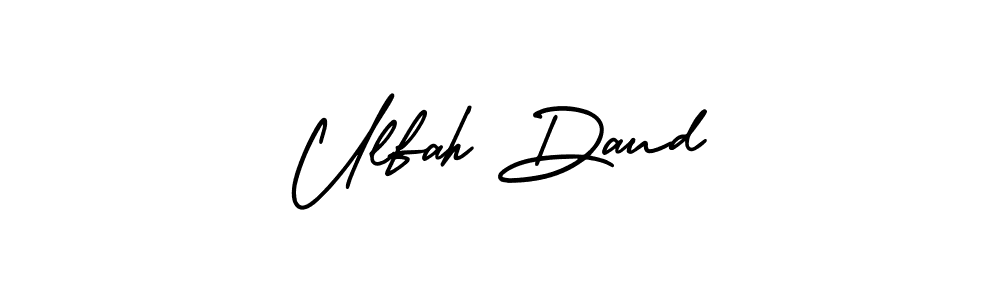 Here are the top 10 professional signature styles for the name Ulfah Daud. These are the best autograph styles you can use for your name. Ulfah Daud signature style 3 images and pictures png