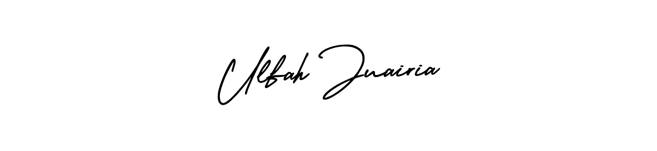 Once you've used our free online signature maker to create your best signature AmerikaSignatureDemo-Regular style, it's time to enjoy all of the benefits that Ulfah Juairia name signing documents. Ulfah Juairia signature style 3 images and pictures png