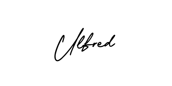 Also You can easily find your signature by using the search form. We will create Ulfred name handwritten signature images for you free of cost using AmerikaSignatureDemo-Regular sign style. Ulfred signature style 3 images and pictures png