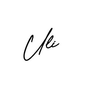 This is the best signature style for the Uli name. Also you like these signature font (AmerikaSignatureDemo-Regular). Mix name signature. Uli signature style 3 images and pictures png
