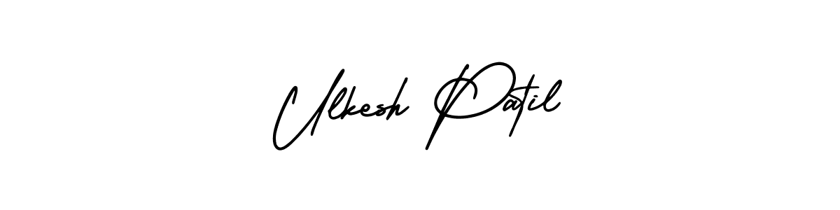 Make a beautiful signature design for name Ulkesh Patil. Use this online signature maker to create a handwritten signature for free. Ulkesh Patil signature style 3 images and pictures png