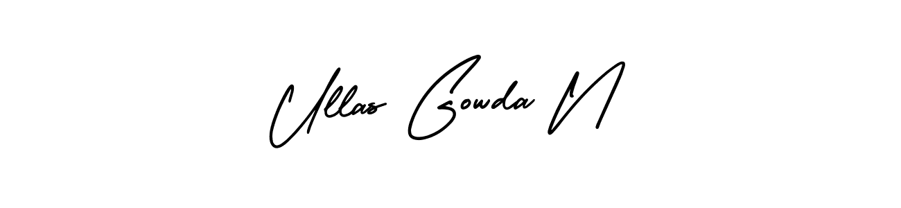 See photos of Ullas Gowda N official signature by Spectra . Check more albums & portfolios. Read reviews & check more about AmerikaSignatureDemo-Regular font. Ullas Gowda N signature style 3 images and pictures png