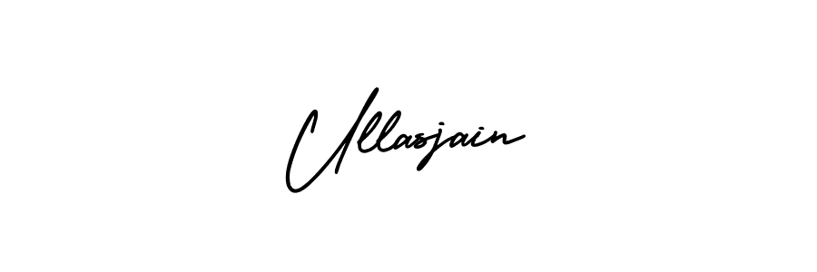 Make a beautiful signature design for name Ullasjain. Use this online signature maker to create a handwritten signature for free. Ullasjain signature style 3 images and pictures png