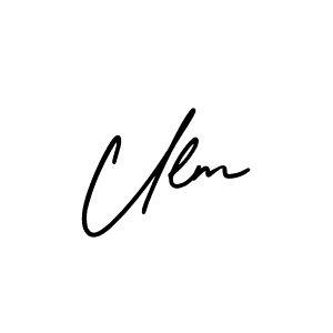 How to make Ulm signature? AmerikaSignatureDemo-Regular is a professional autograph style. Create handwritten signature for Ulm name. Ulm signature style 3 images and pictures png