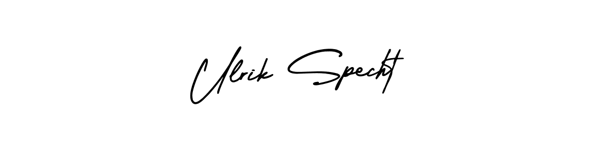 Also You can easily find your signature by using the search form. We will create Ulrik Specht name handwritten signature images for you free of cost using AmerikaSignatureDemo-Regular sign style. Ulrik Specht signature style 3 images and pictures png