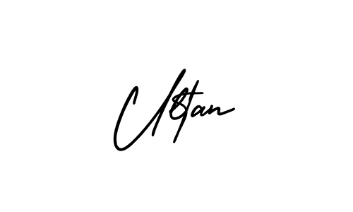 Create a beautiful signature design for name Ultan. With this signature (AmerikaSignatureDemo-Regular) fonts, you can make a handwritten signature for free. Ultan signature style 3 images and pictures png