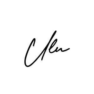 Design your own signature with our free online signature maker. With this signature software, you can create a handwritten (AmerikaSignatureDemo-Regular) signature for name Ulu. Ulu signature style 3 images and pictures png