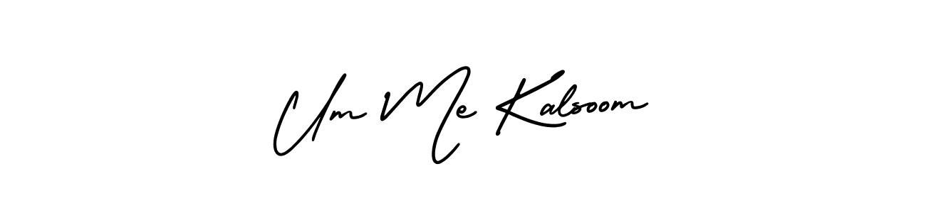 Make a beautiful signature design for name Um Me Kalsoom. Use this online signature maker to create a handwritten signature for free. Um Me Kalsoom signature style 3 images and pictures png