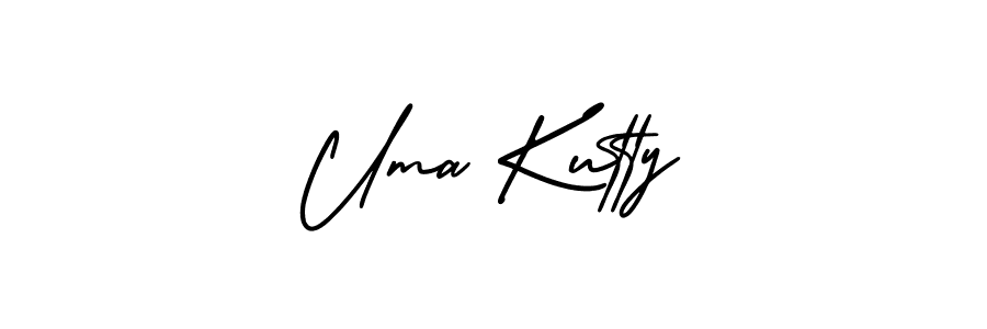 Make a short Uma Kutty signature style. Manage your documents anywhere anytime using AmerikaSignatureDemo-Regular. Create and add eSignatures, submit forms, share and send files easily. Uma Kutty signature style 3 images and pictures png