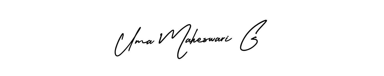 Also You can easily find your signature by using the search form. We will create Uma Maheswari G name handwritten signature images for you free of cost using AmerikaSignatureDemo-Regular sign style. Uma Maheswari G signature style 3 images and pictures png