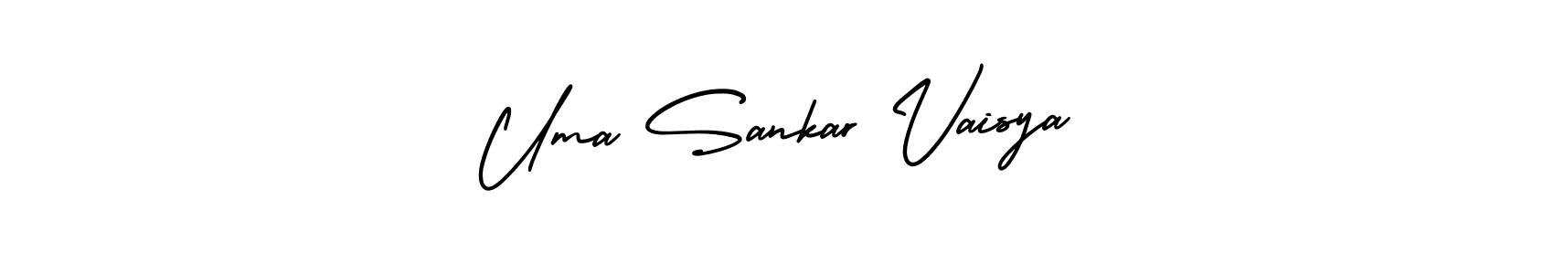 How to make Uma Sankar Vaisya signature? AmerikaSignatureDemo-Regular is a professional autograph style. Create handwritten signature for Uma Sankar Vaisya name. Uma Sankar Vaisya signature style 3 images and pictures png