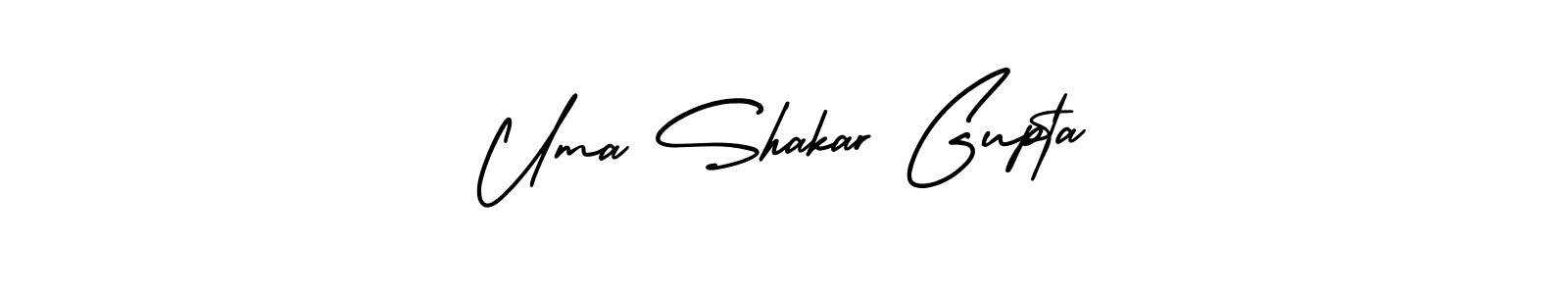 How to Draw Uma Shakar Gupta signature style? AmerikaSignatureDemo-Regular is a latest design signature styles for name Uma Shakar Gupta. Uma Shakar Gupta signature style 3 images and pictures png