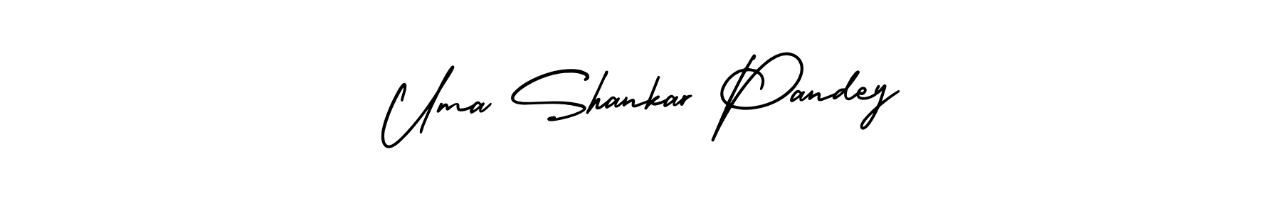 How to make Uma Shankar Pandey name signature. Use AmerikaSignatureDemo-Regular style for creating short signs online. This is the latest handwritten sign. Uma Shankar Pandey signature style 3 images and pictures png