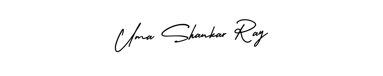 Also You can easily find your signature by using the search form. We will create Uma Shankar Ray name handwritten signature images for you free of cost using AmerikaSignatureDemo-Regular sign style. Uma Shankar Ray signature style 3 images and pictures png