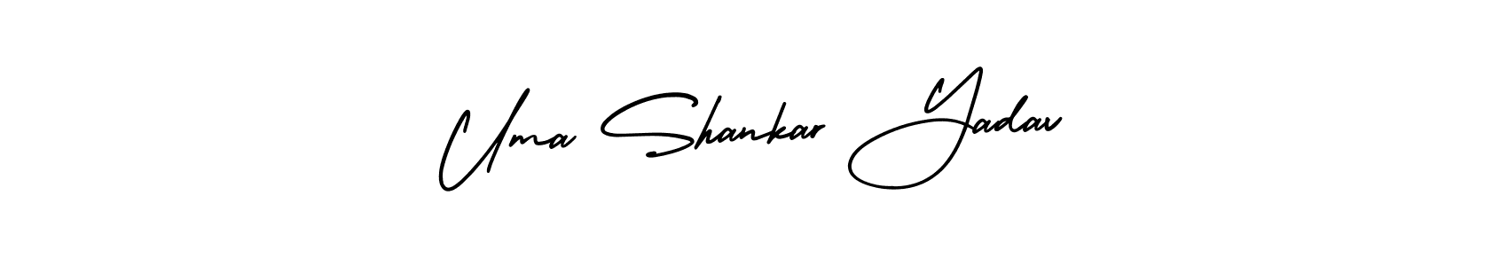 Also You can easily find your signature by using the search form. We will create Uma Shankar Yadav name handwritten signature images for you free of cost using AmerikaSignatureDemo-Regular sign style. Uma Shankar Yadav signature style 3 images and pictures png