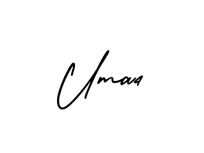 Create a beautiful signature design for name Uma4. With this signature (AmerikaSignatureDemo-Regular) fonts, you can make a handwritten signature for free. Uma4 signature style 3 images and pictures png