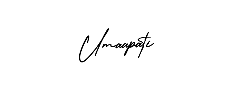 Make a beautiful signature design for name Umaapati. With this signature (AmerikaSignatureDemo-Regular) style, you can create a handwritten signature for free. Umaapati signature style 3 images and pictures png