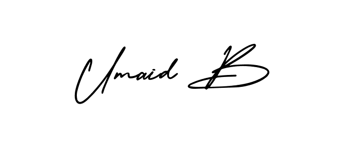 Make a short Umaid B signature style. Manage your documents anywhere anytime using AmerikaSignatureDemo-Regular. Create and add eSignatures, submit forms, share and send files easily. Umaid B signature style 3 images and pictures png