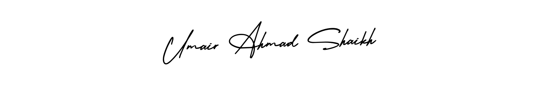 Also we have Umair Ahmad Shaikh name is the best signature style. Create professional handwritten signature collection using AmerikaSignatureDemo-Regular autograph style. Umair Ahmad Shaikh signature style 3 images and pictures png