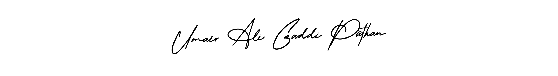 You can use this online signature creator to create a handwritten signature for the name Umair Ali Gaddi Pathan. This is the best online autograph maker. Umair Ali Gaddi Pathan signature style 3 images and pictures png