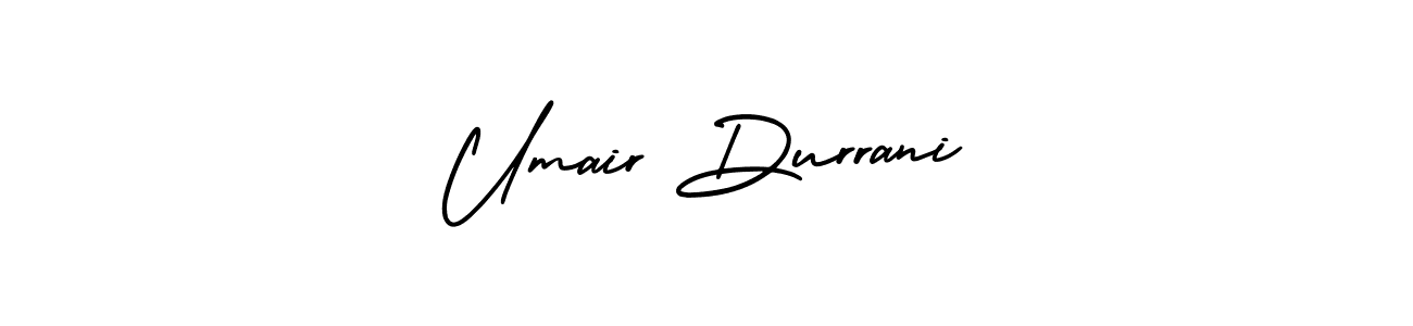 Also You can easily find your signature by using the search form. We will create Umair Durrani name handwritten signature images for you free of cost using AmerikaSignatureDemo-Regular sign style. Umair Durrani signature style 3 images and pictures png