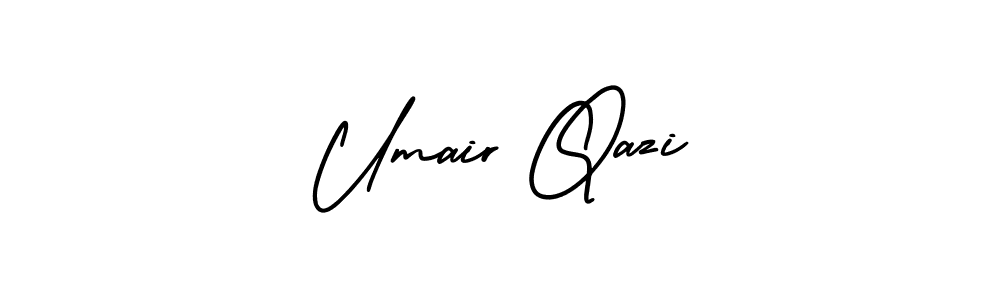Similarly AmerikaSignatureDemo-Regular is the best handwritten signature design. Signature creator online .You can use it as an online autograph creator for name Umair Qazi. Umair Qazi signature style 3 images and pictures png
