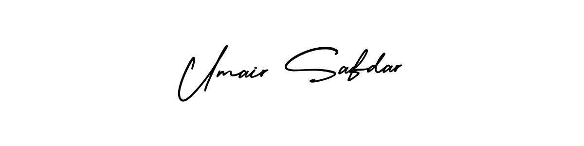 How to make Umair Safdar signature? AmerikaSignatureDemo-Regular is a professional autograph style. Create handwritten signature for Umair Safdar name. Umair Safdar signature style 3 images and pictures png