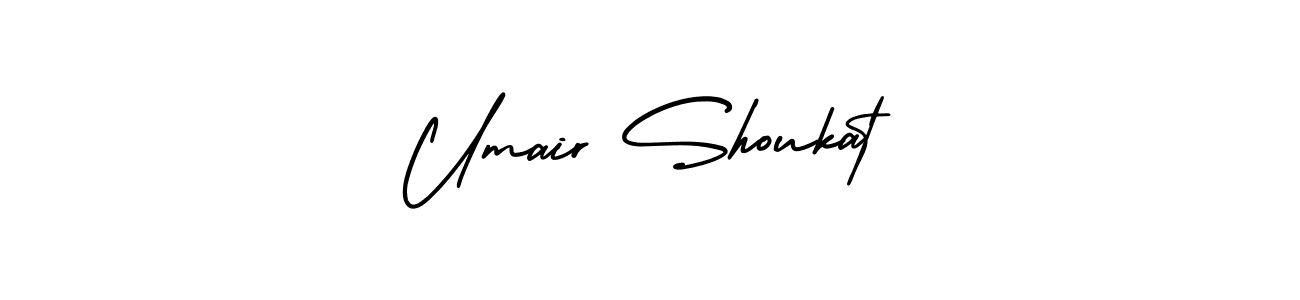 It looks lik you need a new signature style for name Umair Shoukat. Design unique handwritten (AmerikaSignatureDemo-Regular) signature with our free signature maker in just a few clicks. Umair Shoukat signature style 3 images and pictures png