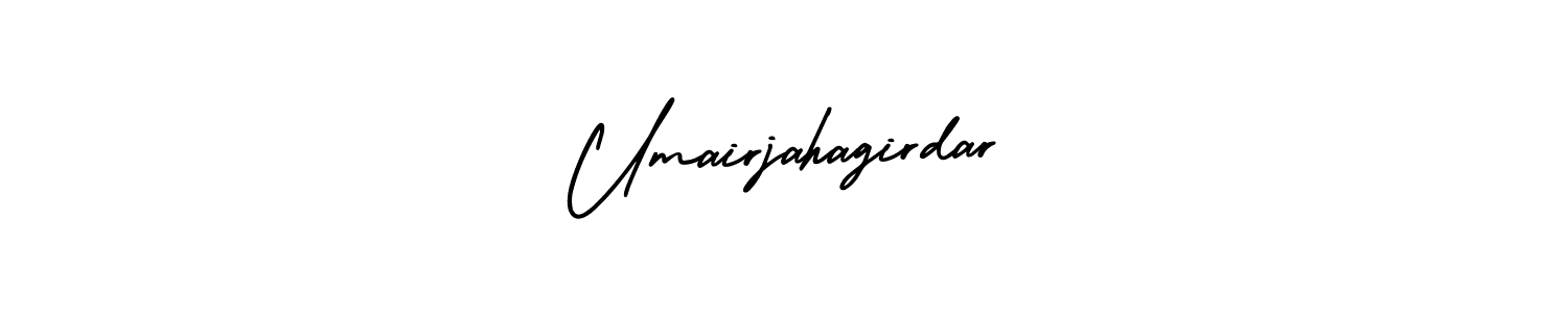 Also we have Umairjahagirdar name is the best signature style. Create professional handwritten signature collection using AmerikaSignatureDemo-Regular autograph style. Umairjahagirdar signature style 3 images and pictures png