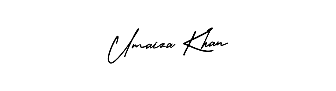 if you are searching for the best signature style for your name Umaiza Khan. so please give up your signature search. here we have designed multiple signature styles  using AmerikaSignatureDemo-Regular. Umaiza Khan signature style 3 images and pictures png