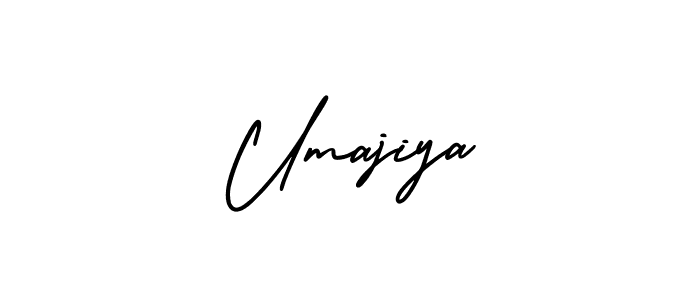 Similarly AmerikaSignatureDemo-Regular is the best handwritten signature design. Signature creator online .You can use it as an online autograph creator for name Umajiya. Umajiya signature style 3 images and pictures png