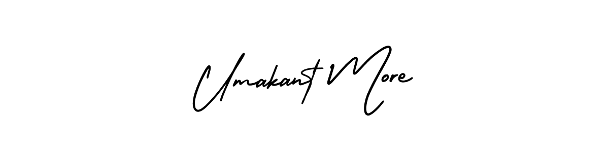 Make a beautiful signature design for name Umakant More. With this signature (AmerikaSignatureDemo-Regular) style, you can create a handwritten signature for free. Umakant More signature style 3 images and pictures png