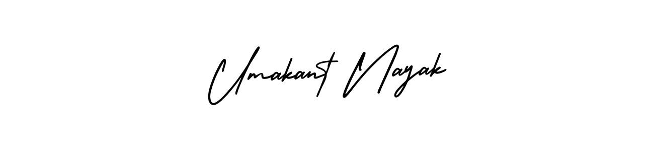How to Draw Umakant Nayak signature style? AmerikaSignatureDemo-Regular is a latest design signature styles for name Umakant Nayak. Umakant Nayak signature style 3 images and pictures png