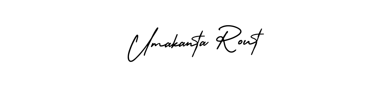 Also You can easily find your signature by using the search form. We will create Umakanta Rout name handwritten signature images for you free of cost using AmerikaSignatureDemo-Regular sign style. Umakanta Rout signature style 3 images and pictures png