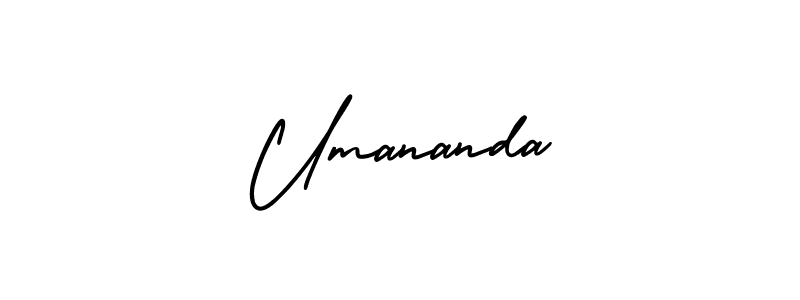 Best and Professional Signature Style for Umananda. AmerikaSignatureDemo-Regular Best Signature Style Collection. Umananda signature style 3 images and pictures png