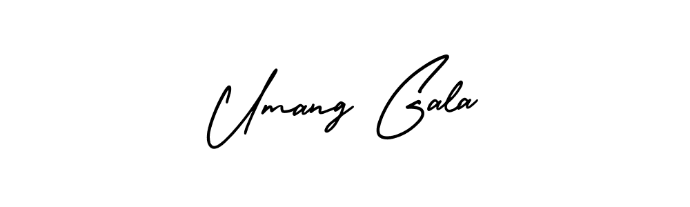 Make a short Umang Gala signature style. Manage your documents anywhere anytime using AmerikaSignatureDemo-Regular. Create and add eSignatures, submit forms, share and send files easily. Umang Gala signature style 3 images and pictures png