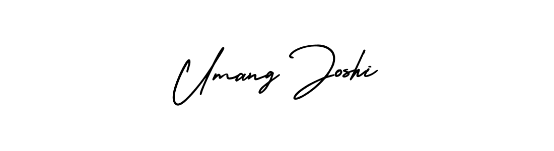 Also we have Umang Joshi name is the best signature style. Create professional handwritten signature collection using AmerikaSignatureDemo-Regular autograph style. Umang Joshi signature style 3 images and pictures png