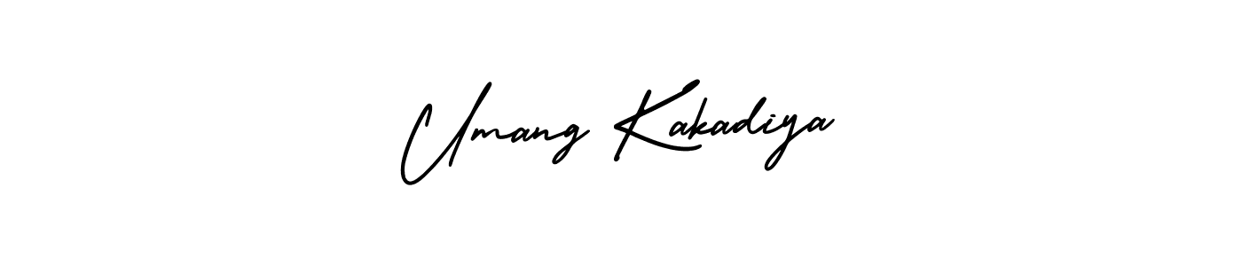 Make a beautiful signature design for name Umang Kakadiya. Use this online signature maker to create a handwritten signature for free. Umang Kakadiya signature style 3 images and pictures png