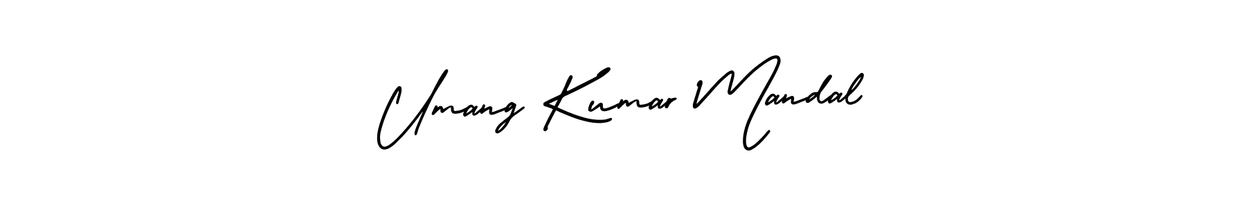 Make a short Umang Kumar Mandal signature style. Manage your documents anywhere anytime using AmerikaSignatureDemo-Regular. Create and add eSignatures, submit forms, share and send files easily. Umang Kumar Mandal signature style 3 images and pictures png