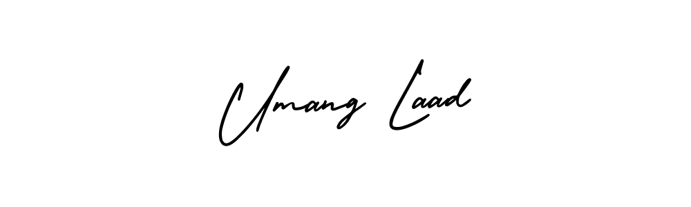 Make a beautiful signature design for name Umang Laad. Use this online signature maker to create a handwritten signature for free. Umang Laad signature style 3 images and pictures png