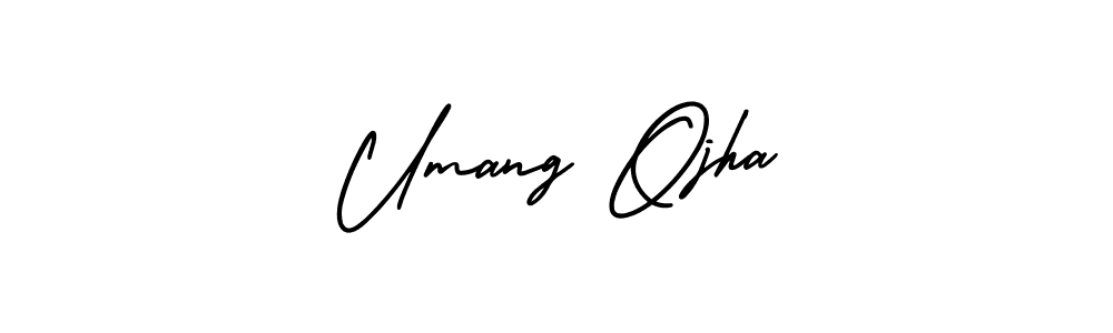 Best and Professional Signature Style for Umang Ojha. AmerikaSignatureDemo-Regular Best Signature Style Collection. Umang Ojha signature style 3 images and pictures png