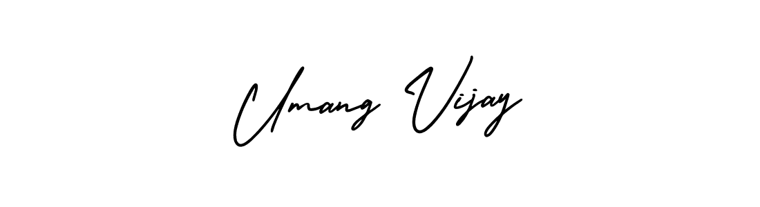 Make a short Umang Vijay signature style. Manage your documents anywhere anytime using AmerikaSignatureDemo-Regular. Create and add eSignatures, submit forms, share and send files easily. Umang Vijay signature style 3 images and pictures png