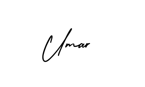 Use a signature maker to create a handwritten signature online. With this signature software, you can design (AmerikaSignatureDemo-Regular) your own signature for name Umar . Umar  signature style 3 images and pictures png